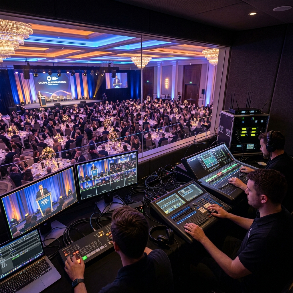 Drake Hotel Ballroom Event AV Control Booth