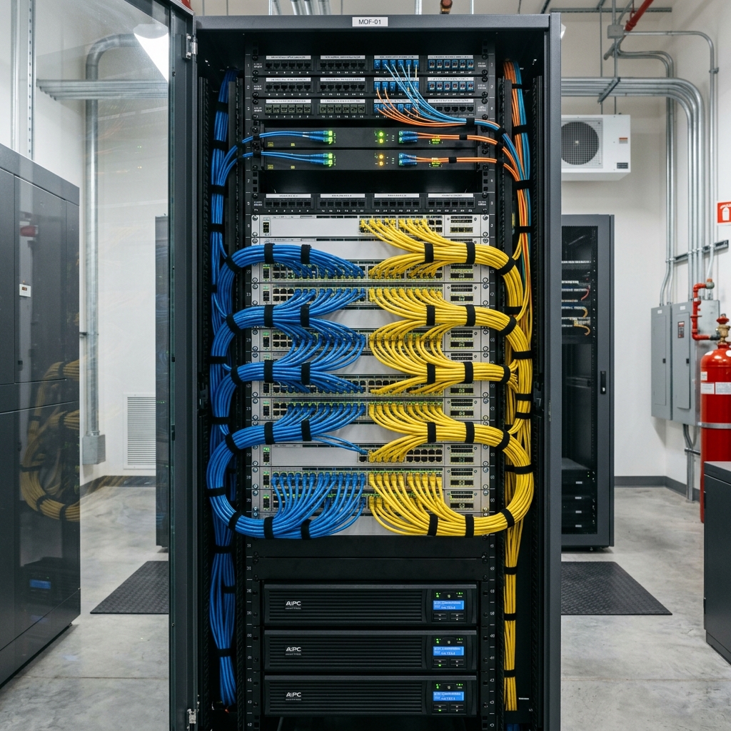 Hotel Main Distribution Frame 42U Server Rack